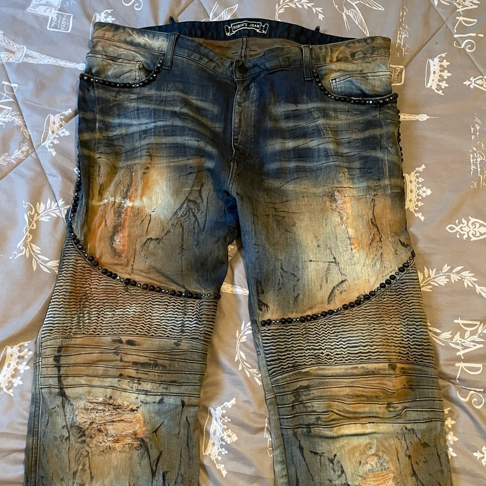 Authentic mens robin jeans size 42